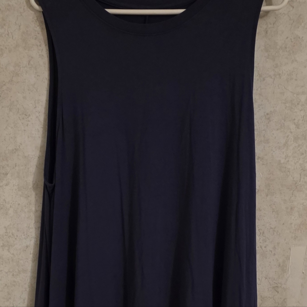 Navy Sleeveless Women's Dress